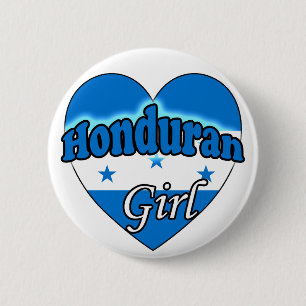 Honduran Girl 6 Cm Round Badge