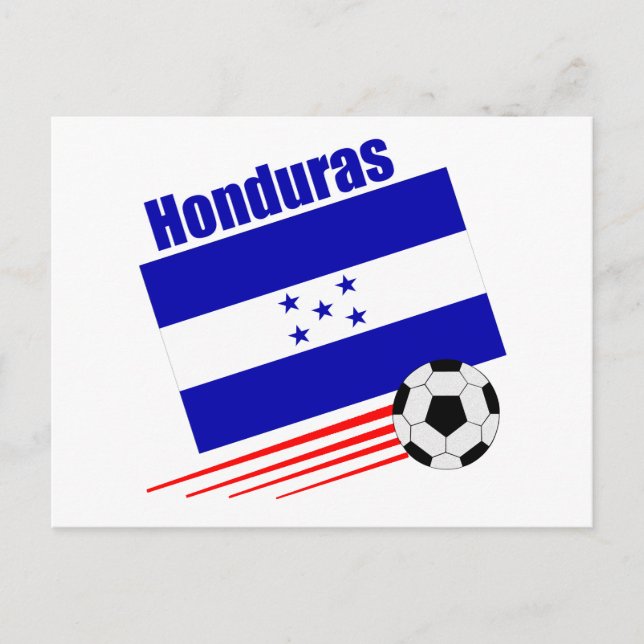 Honduran Soccer Team Postcard (Front)