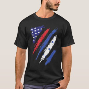 Honduras American Grown Flag USA Patriot Heritage  T-Shirt