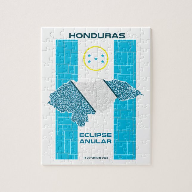 Honduras Annular Eclipse Puzzle (Vertical)
