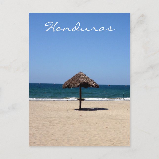 honduras beach postcard (Front)
