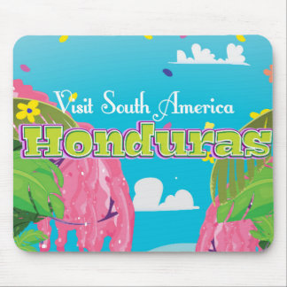 honduras Cartoon Travel print. Mouse Pad