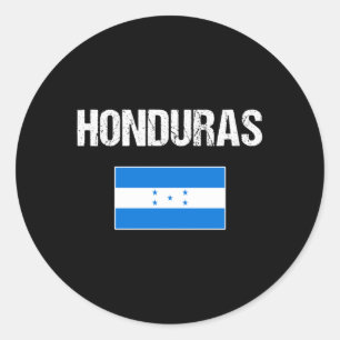 Honduras Classic Round Sticker