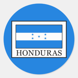 Honduras Classic Round Sticker