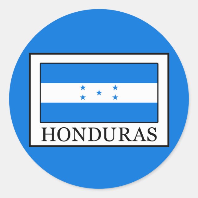 Honduras Classic Round Sticker (Front)