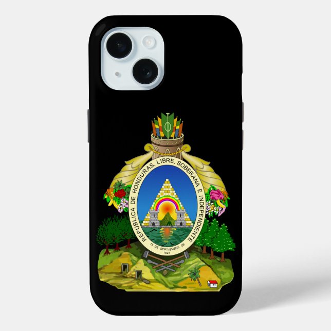 Honduras Coat of Arms Case-Mate iPhone Case (Back)