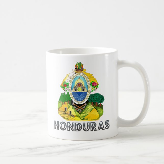 Honduras Coat of Arms Coffee Mug (Right)