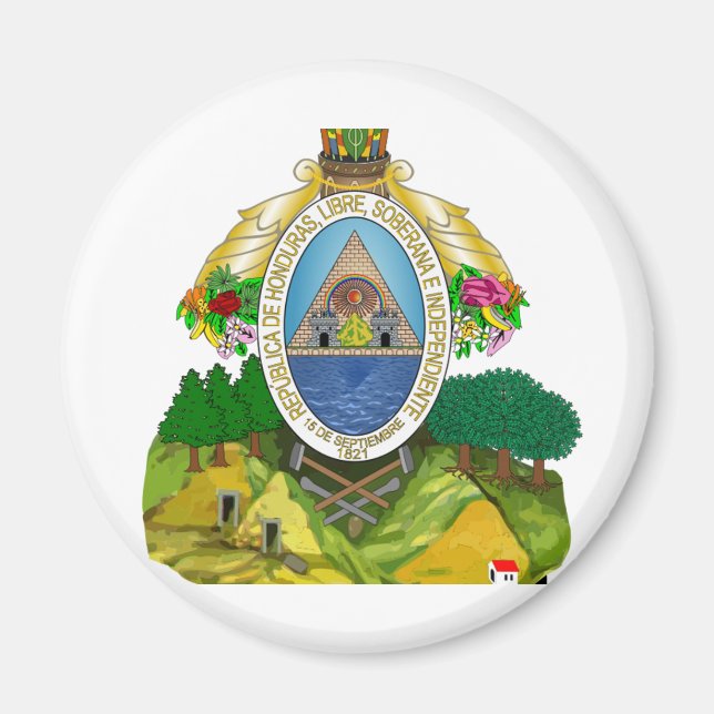 Honduras Coat of Arms Magnet (Front)