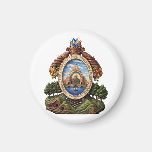 Honduras country coat arms symbol emblem flag magnet