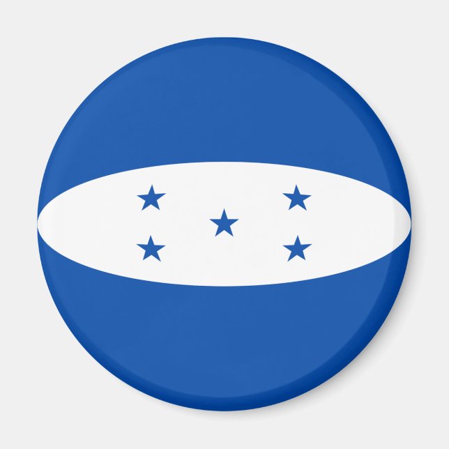 Honduras Fisheye Flag Magnet (Front)