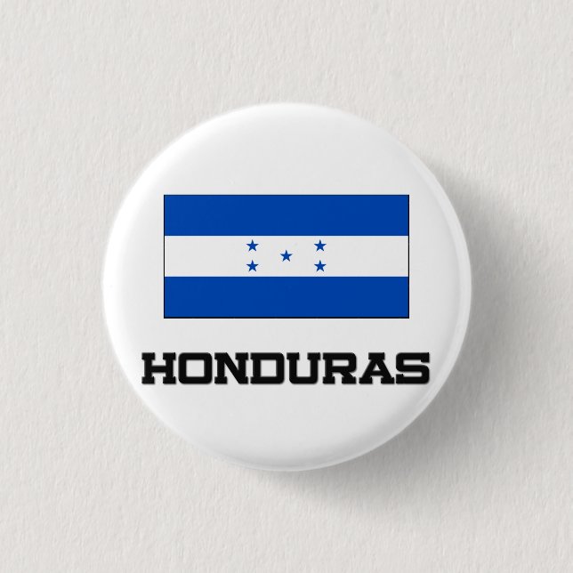 Honduras Flag 3 Cm Round Badge (Front)
