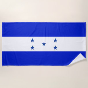 Honduras flag beach towel