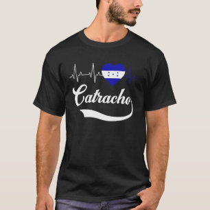 Honduras Flag Boy Men Honduran Catracha Pride Hear T-Shirt
