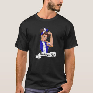 Honduras Flag Catracha Dna Hondureñas Tegucigalpa  T-Shirt