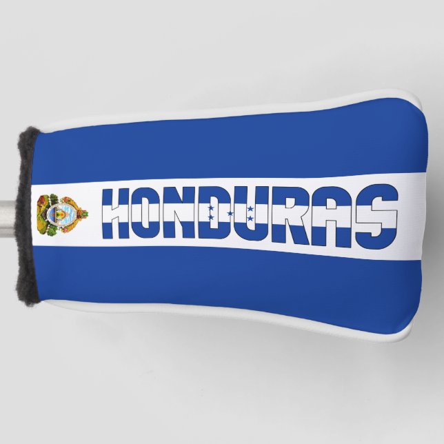 Honduras Flag Gorgeous Patriotic Golf Head Cover (Front)