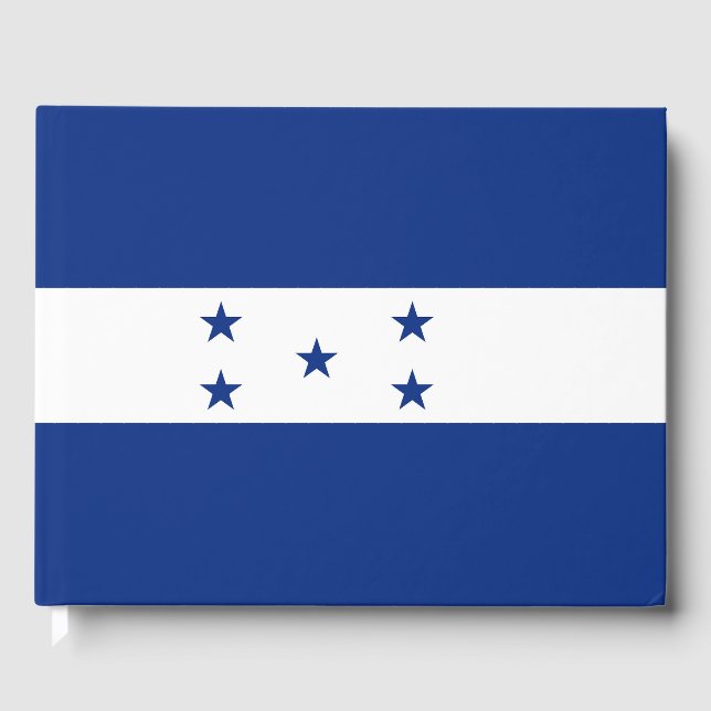 Honduras flag guest book (Front)