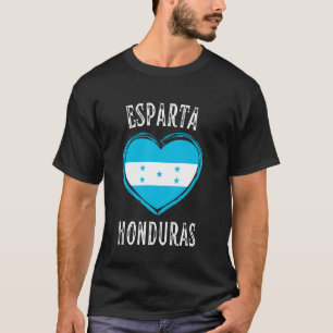 Honduras Flag Heart Esparta City T-Shirt