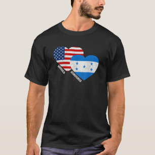 Honduras Flag Honduran American Pride Vintage T-Shirt