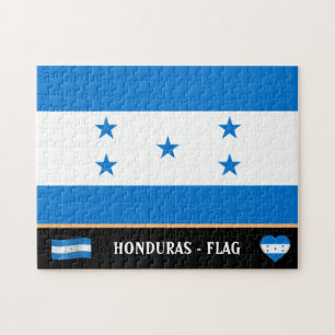 Honduras Flag & Honduras country / Honduras Jigsaw Puzzle