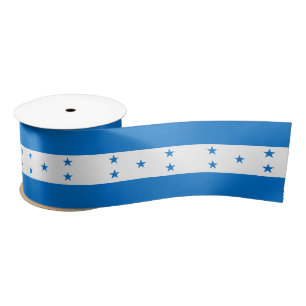 Honduras Flag & Honduras travel, holiday/sports Satin Ribbon