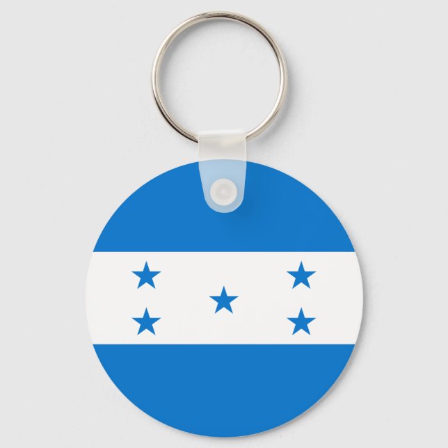 Honduras Flag Key Ring (Front)