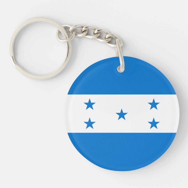 Honduras Flag Key Ring (Front)