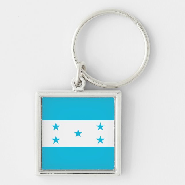 Honduras Flag Key Ring (Front)