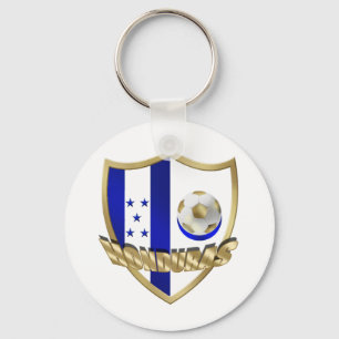 Honduras flag logo emblem La Catrachos Shield Key Ring