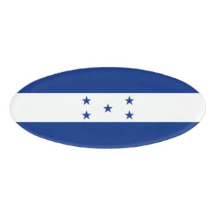 Honduras flag name tag