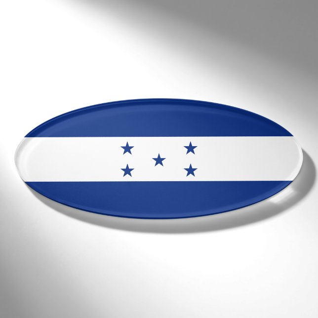 Honduras flag name tag (Front)
