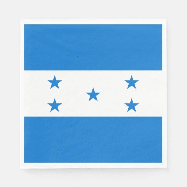 Honduras Flag Napkin (Front)