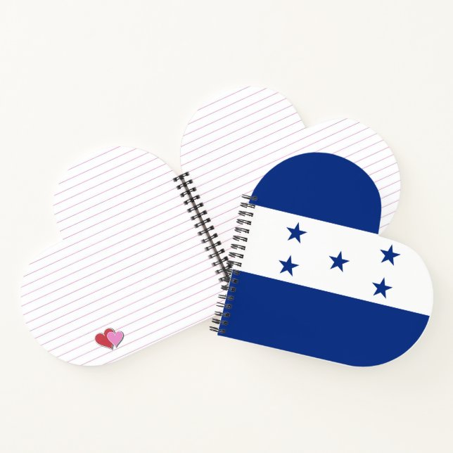 Honduras flag notebook (Inside)