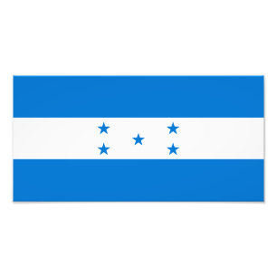 Honduras Flag Photo Print