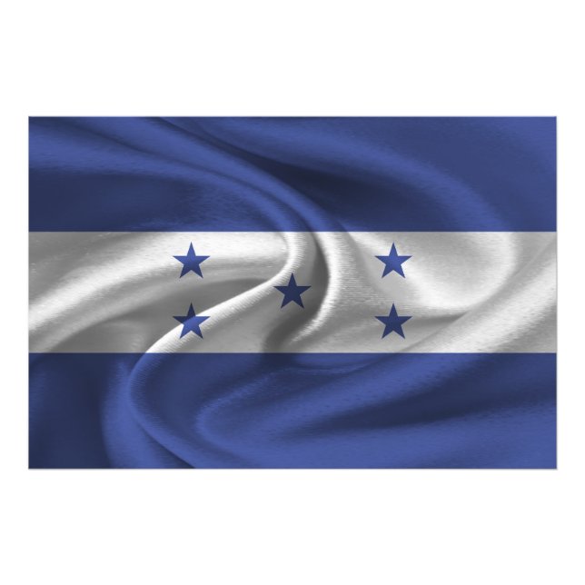 Honduras Flag Photo Print (Front)