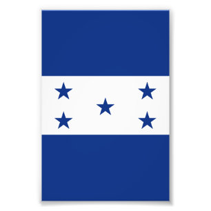 Honduras flag photo print
