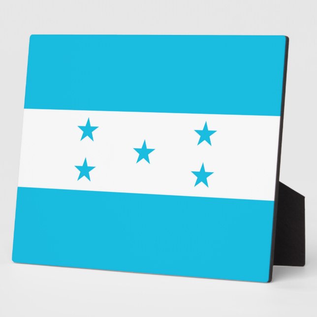 Honduras Flag Plaque (Side)