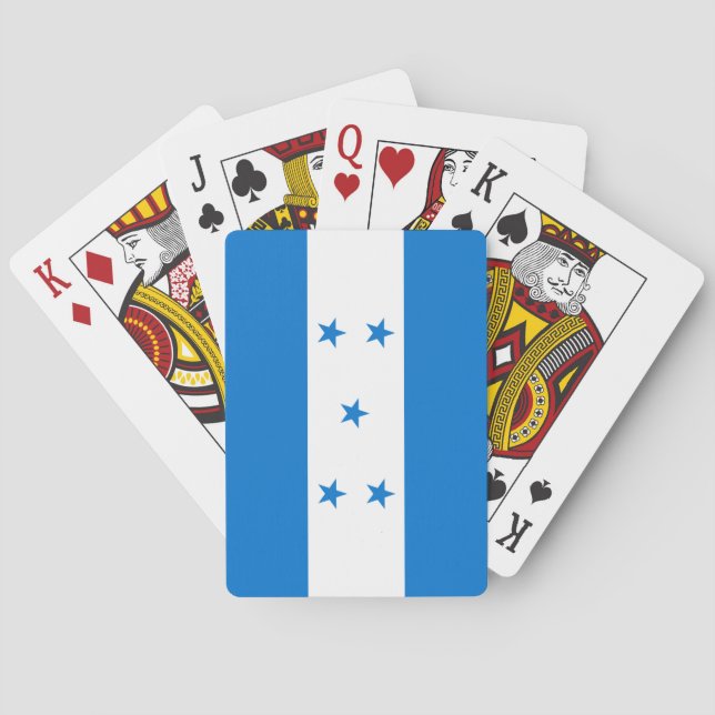 Honduras flag  playing cards (Back)