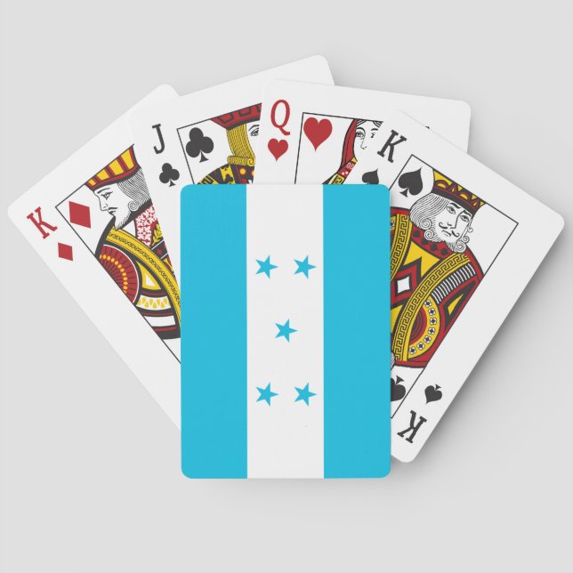 Honduras Flag Playing Cards (Back)