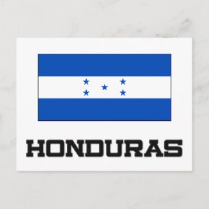 Honduras Flag Postcard