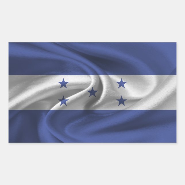 Honduras Flag Rectangular Sticker (Front)