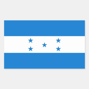 Honduras Flag Rectangular Sticker
