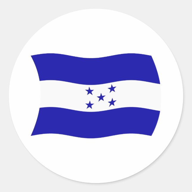 Honduras Flag Sticker (Front)