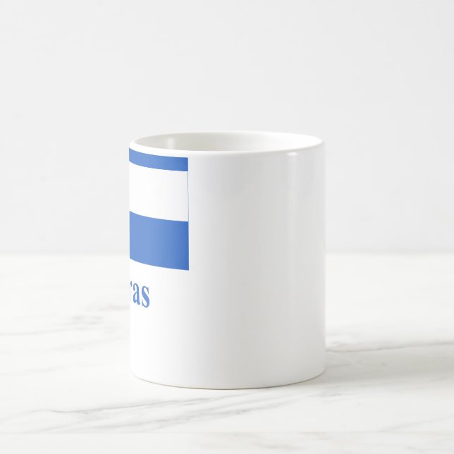 Honduras Flag with Name Coffee Mug (Center)