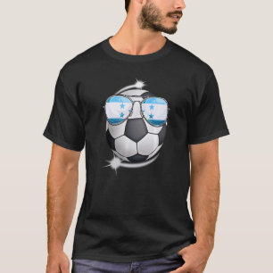 Honduras Football Fan Sunglass Soccer Honduran   T-Shirt