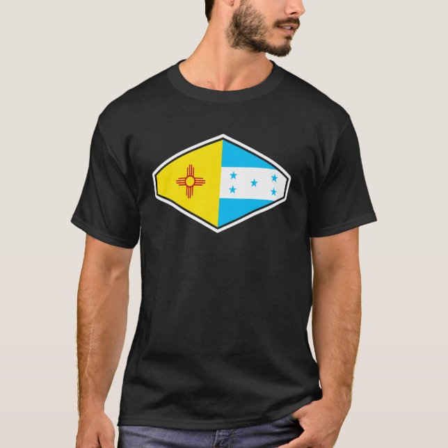 Honduras Heritage New Mexico Pride T-Shirt (Front)