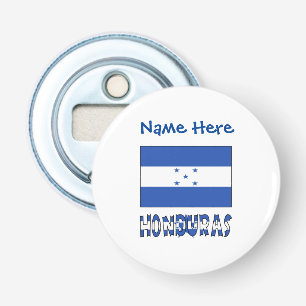 Honduras Honduran Flag Blue Personalisation Bottle Opener