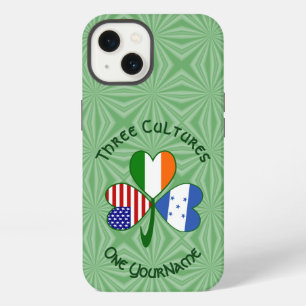 Hondúras Ireland USA Shamrock Flag Personalised iPhone 13 Case