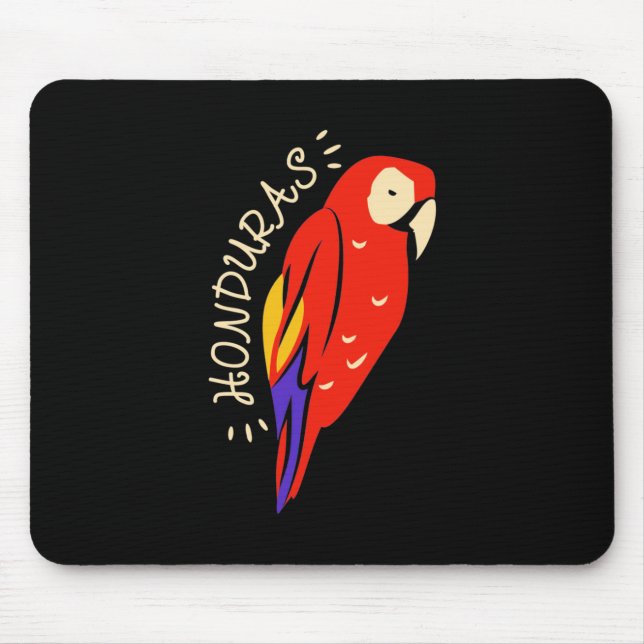 Honduras Parrot Mouse Pad (Front)