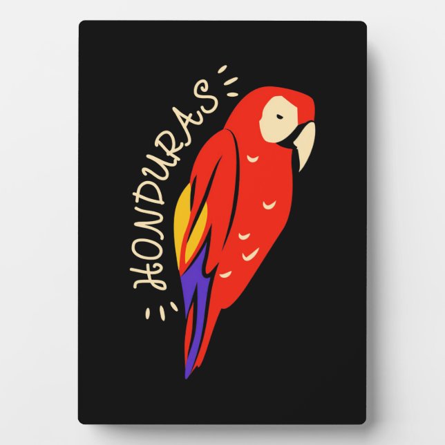 Honduras Parrot Plaque (Front)