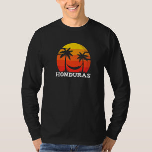 Honduras Retro Sunset Summer Vintage Vacation Hond T-Shirt